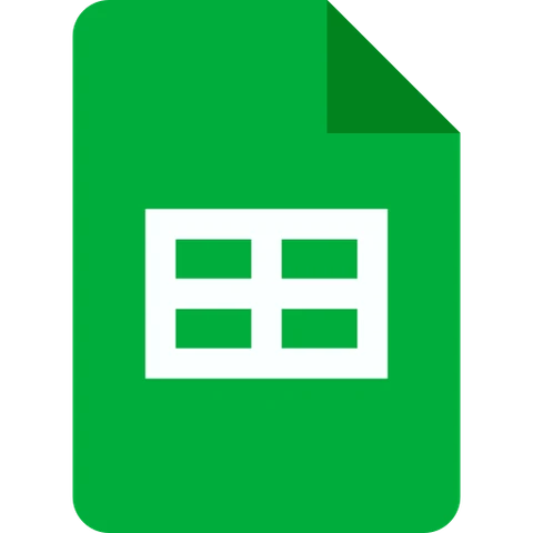 Google Sheets integration logo
